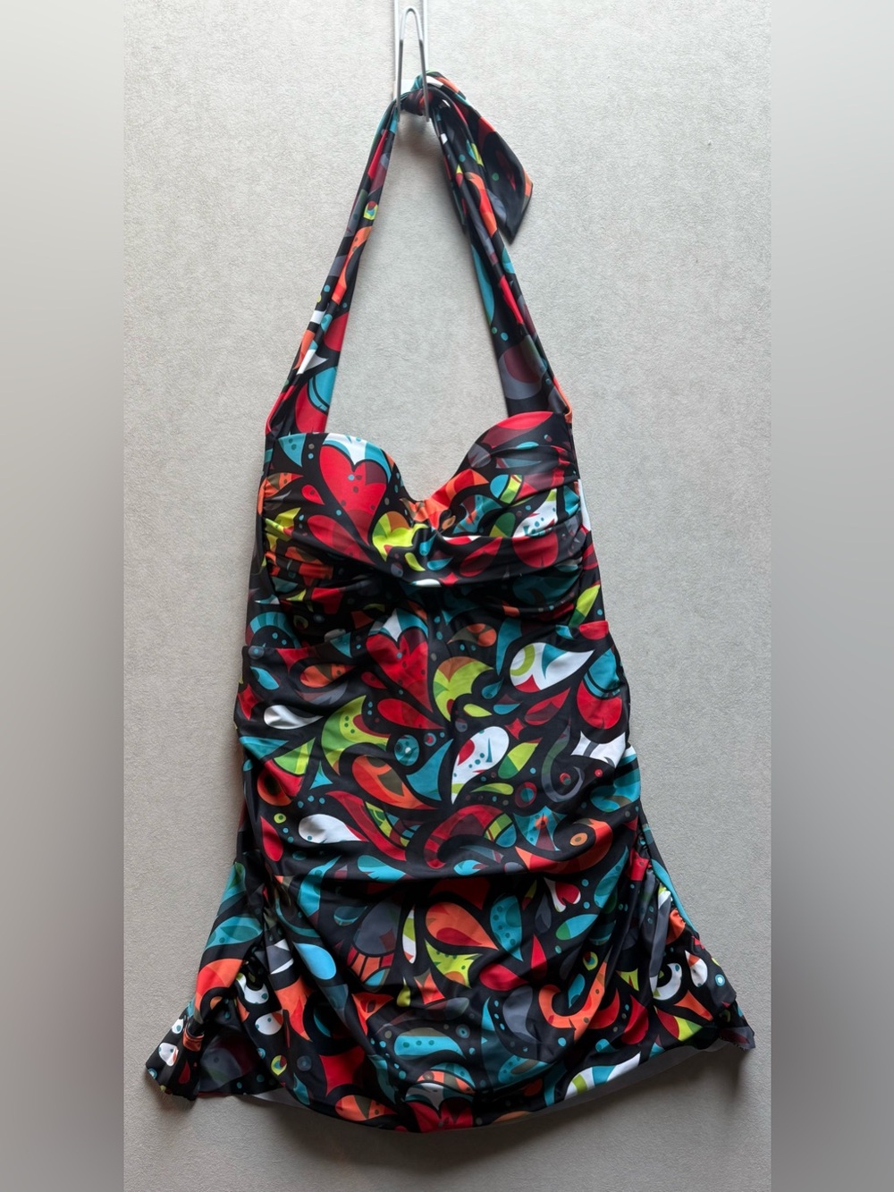 Wet Shop One Piece Skirted Bathing Suit XL